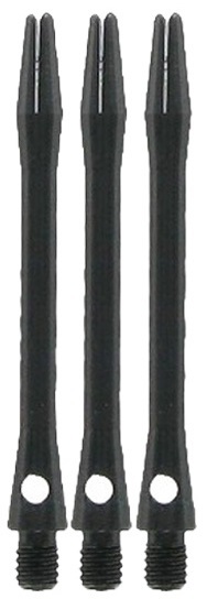 Bull's simplex aluminium shaft "medium" Black