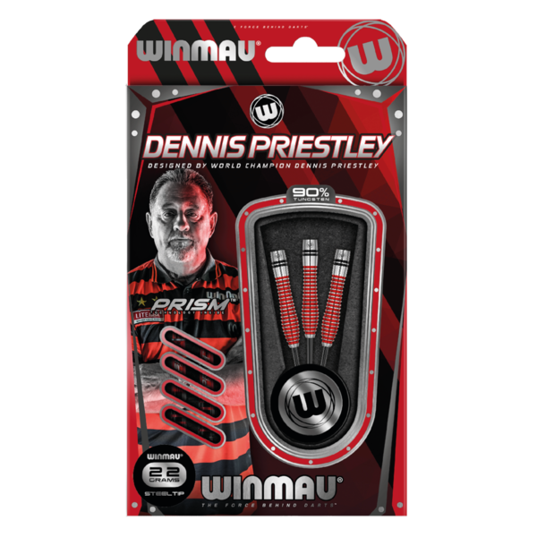 Winmau Dennis Priestley Special Edition 90% Tungsten Dartpijlen 22 gram