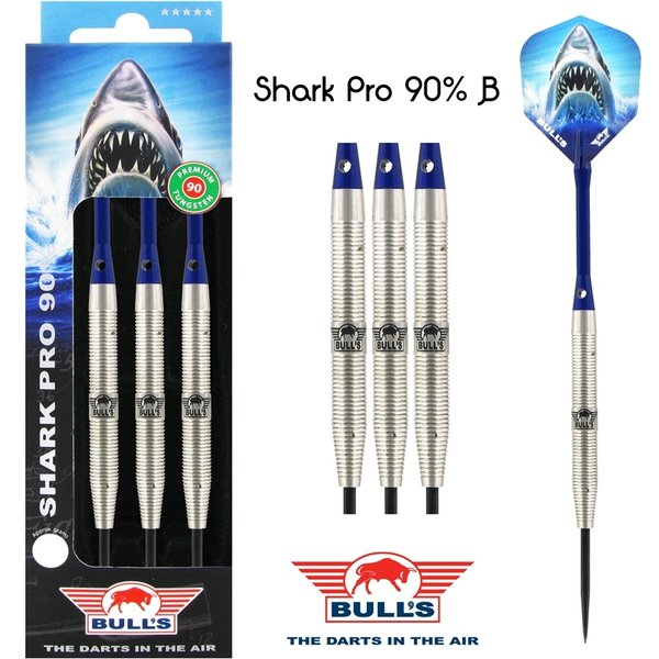 Bull's Shark Pro B 90% Tungsten Dartpijlen 23 gram