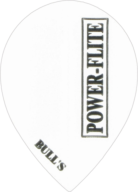 Bull's Power-Flite Solid White PEAR