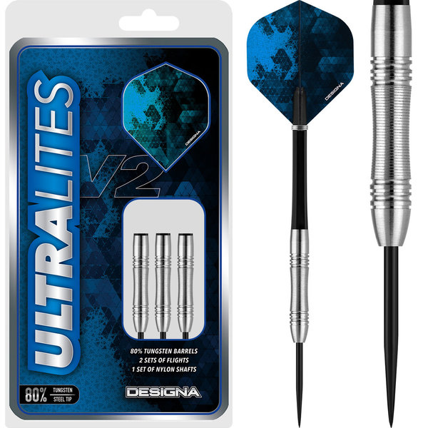 Designa Ultralites V2 M4 80% Tungsten Dartpijlen 12 gram